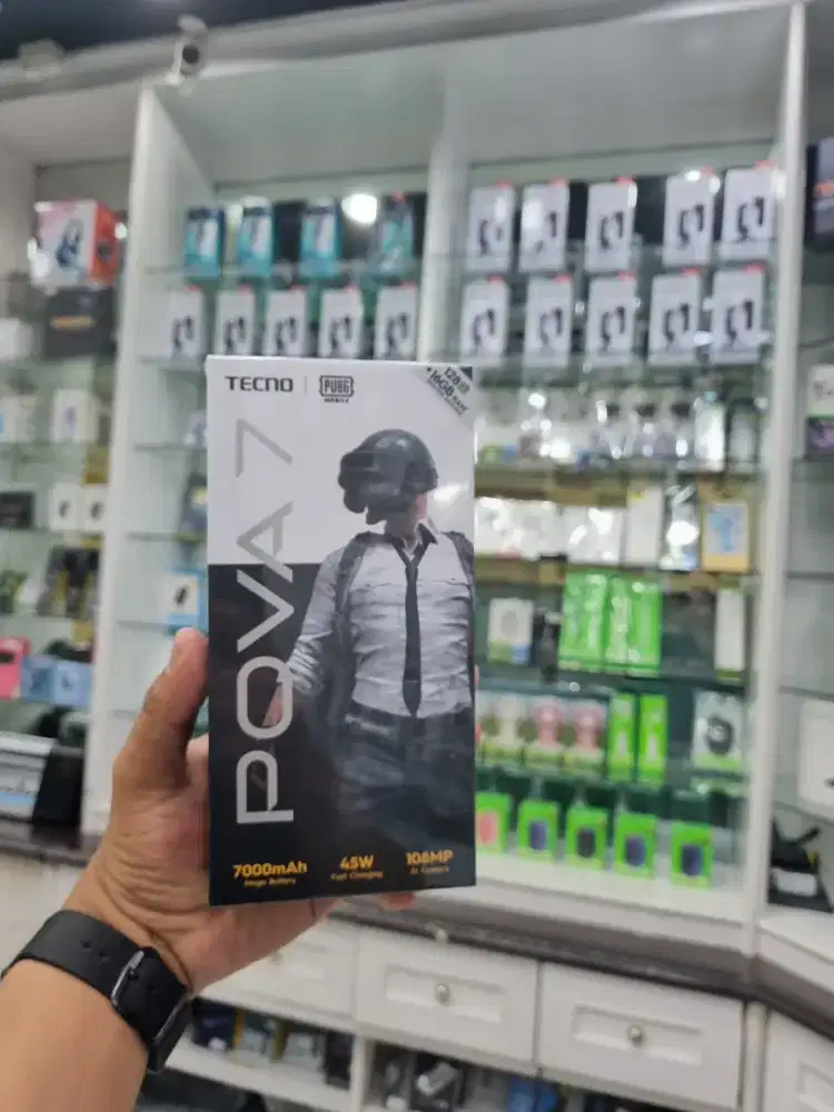 Promo THR lebaran tecno pova 7 ram 8/128 new segel yuk buruan sisihkan