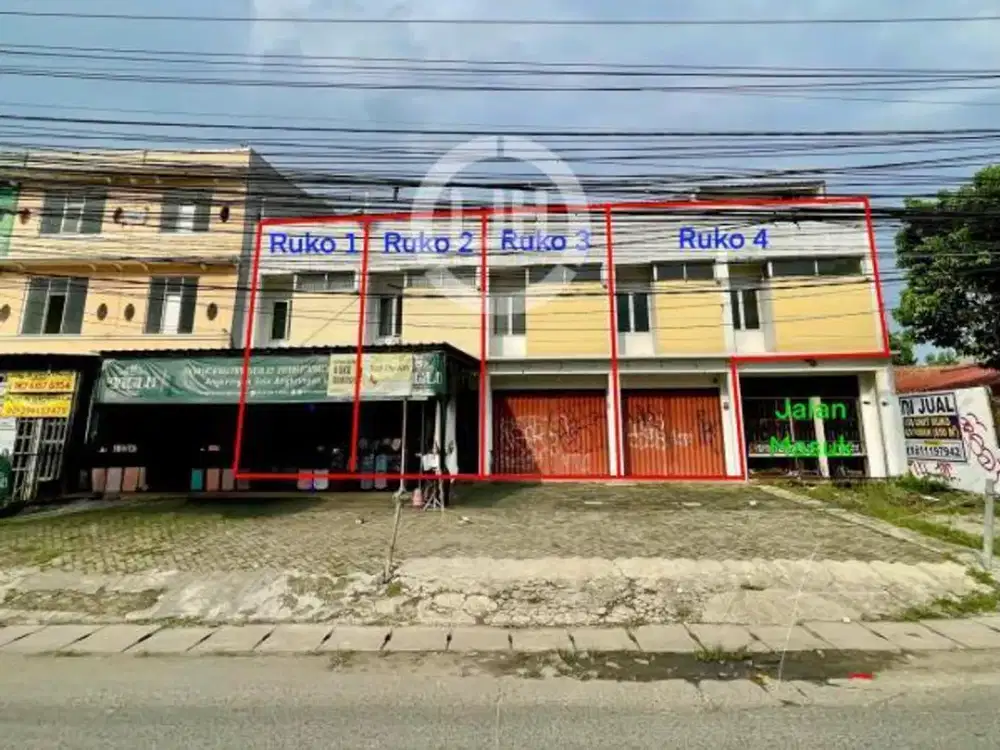 Dijual 4 Unit Ruko dan Tanah Lebih dibelakang Ruko di Meruyung