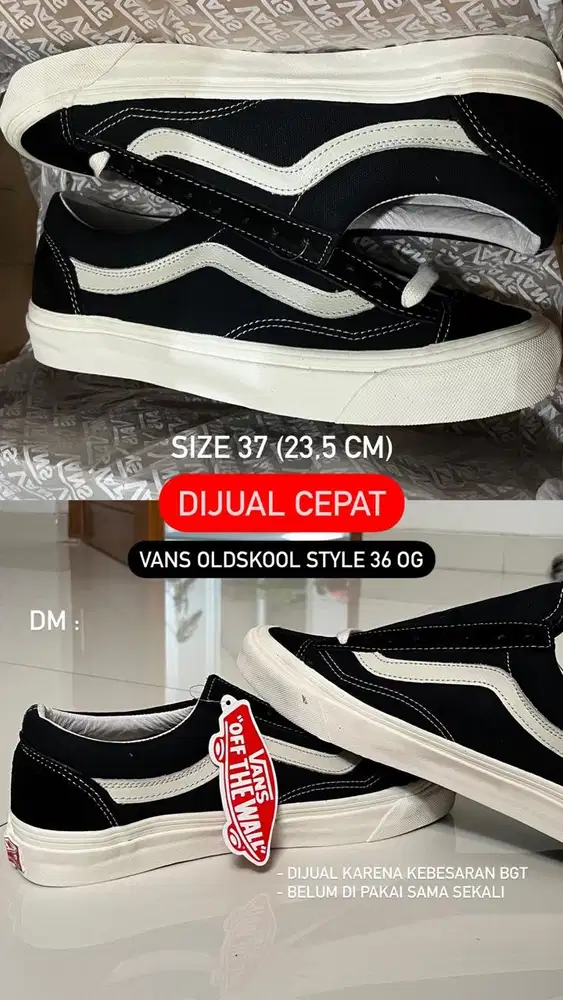 DIJUAL CEPAT Vans Oldskool OG New!