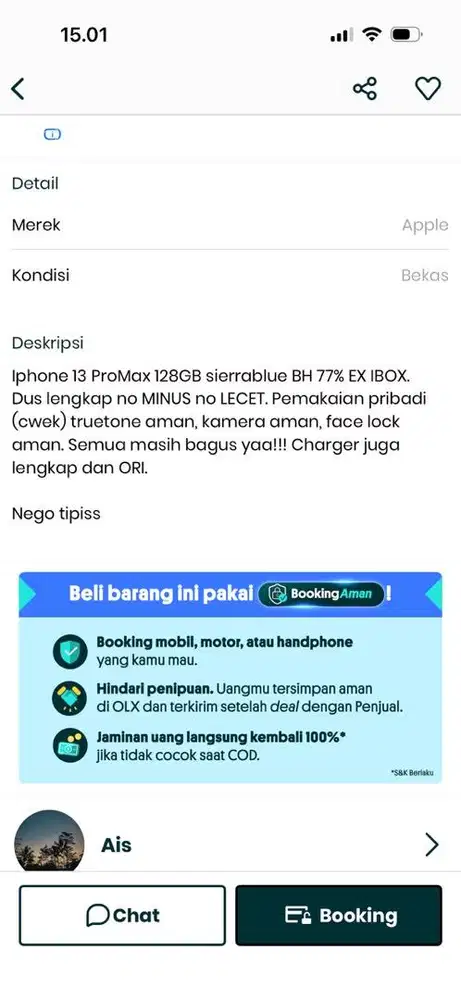 Iphone 13 Promax 128 ex ibox