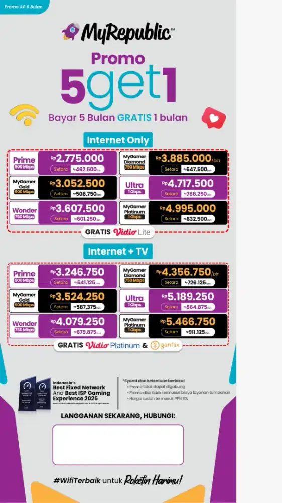 Internet myrepublic termurah