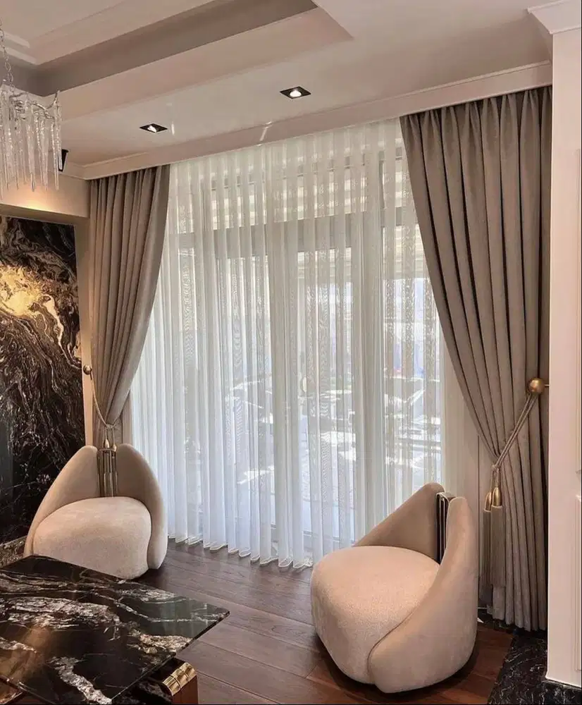 Jual Tirai Gorden Jendela Gordyn Mewah Hordeng Model Terbaru Murah