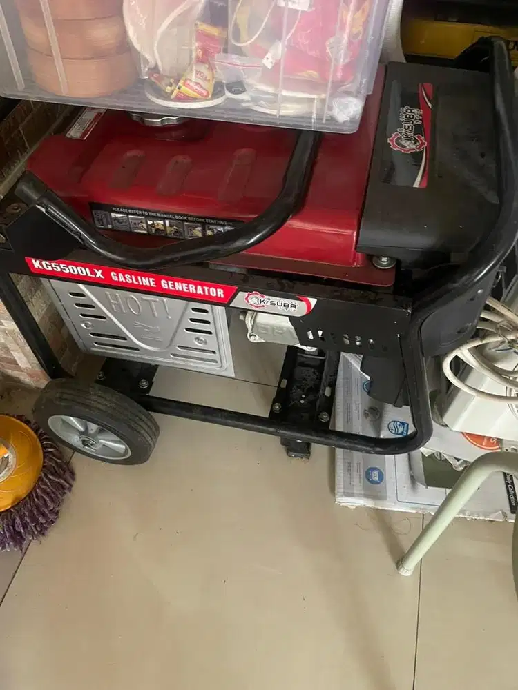 Genset kisuba 5500LX bekas 1 tahun pakai