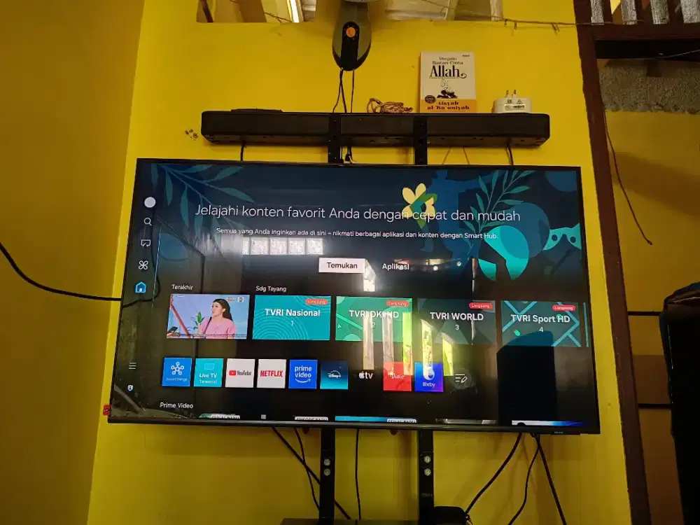 SEKEN FULSET TV Samsung 43 QLED 43Q60D + Soundbar Sony S100F