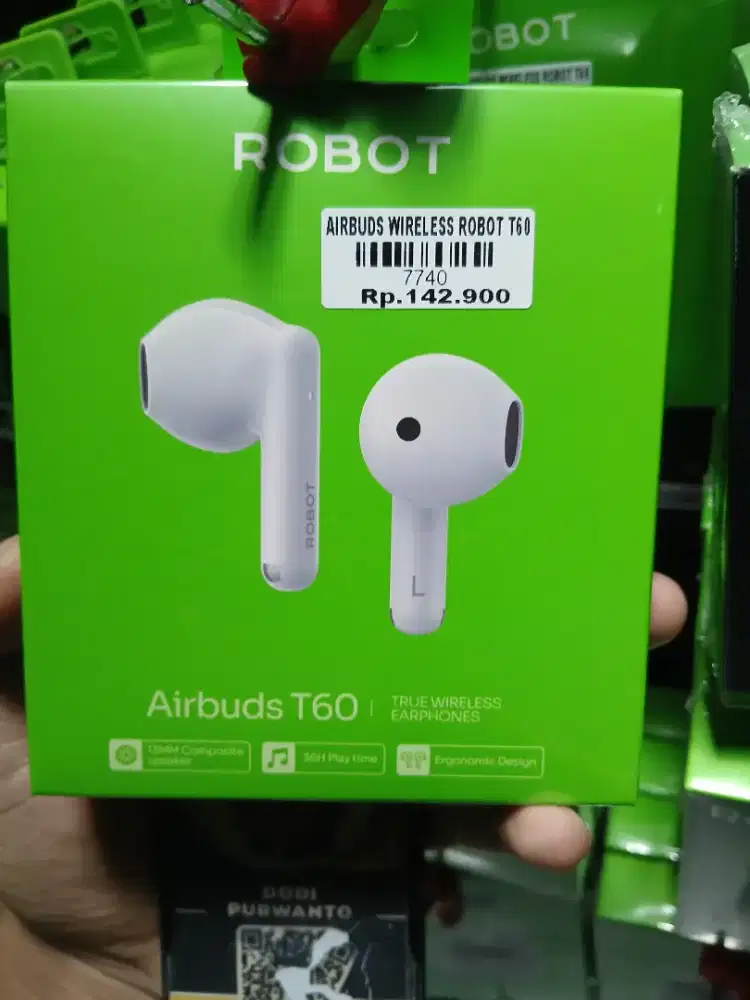 AIRBUDS WIRELESS ROBOT T60 |ATLANTIS DAHSYAT