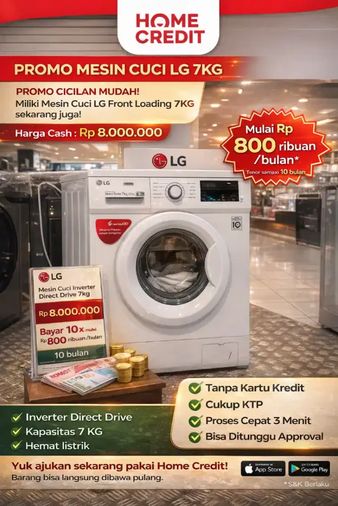 Mesin Cuci LG 7 KG