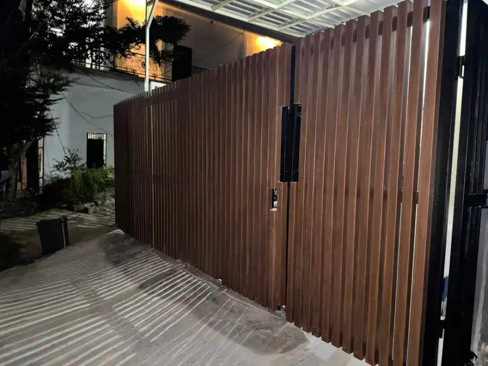 Pagar wpc duma aesthetic