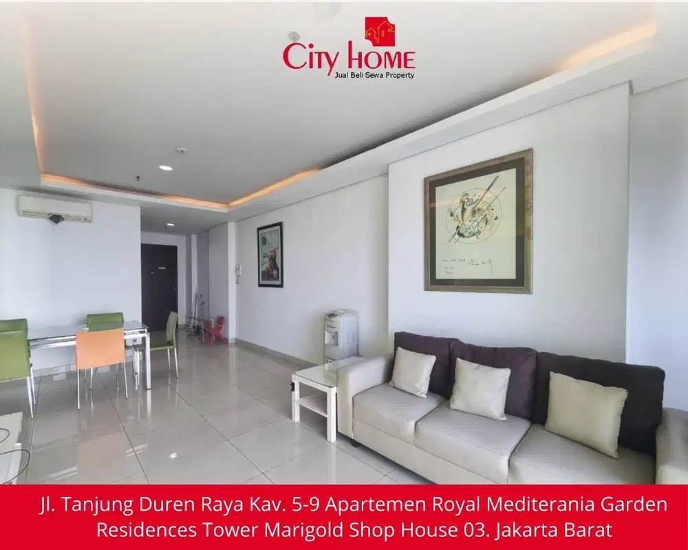 Sewa Apartemen Furnish di Central Park Residence -Type 2 Bedroom