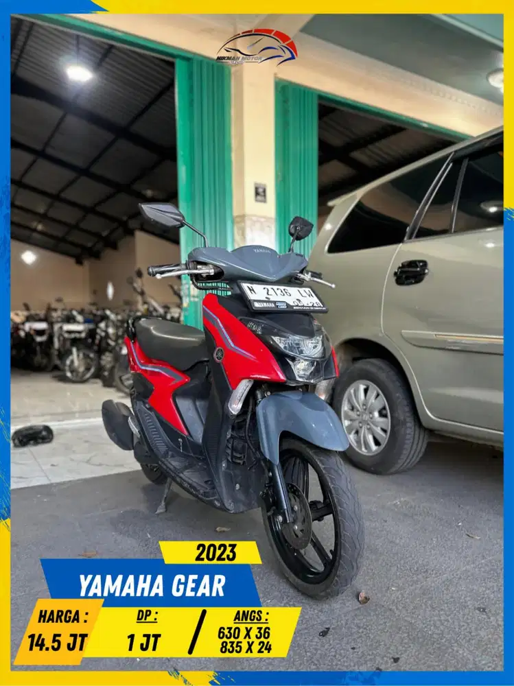 YAMAHA GEAR 2023 BEKAS BERKUALITAS HIKMAH MOTOR KEPUH MALANG
