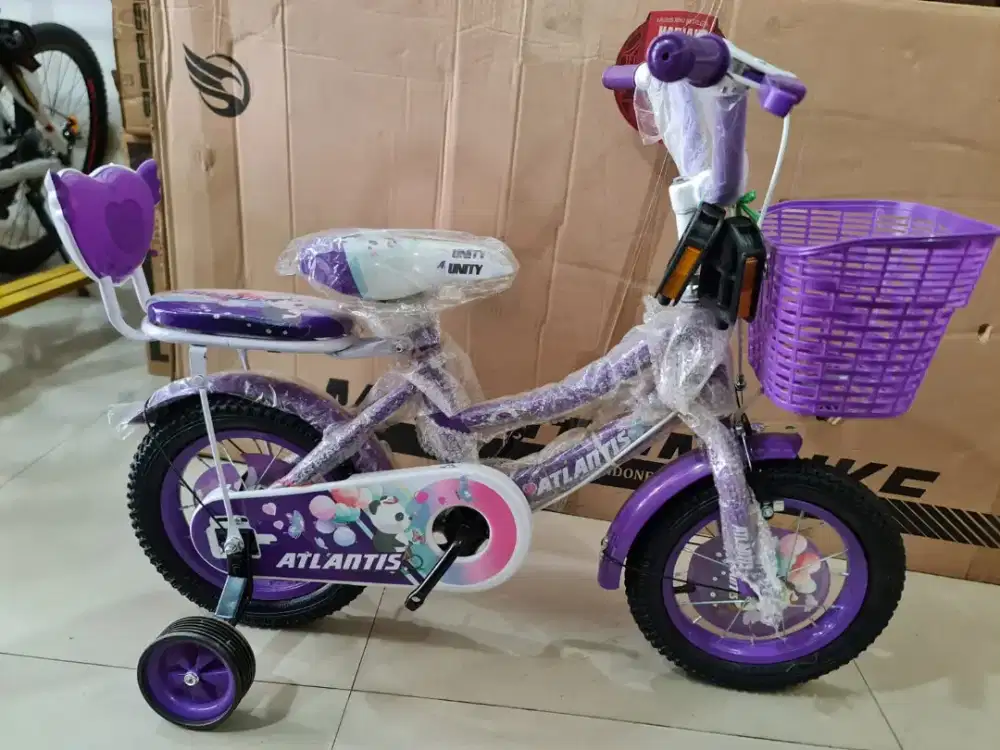 Sepeda Anak Perempuan Cewek Sepeda Mini CTB 12 Inch ATLANTIS ( MUSIK )