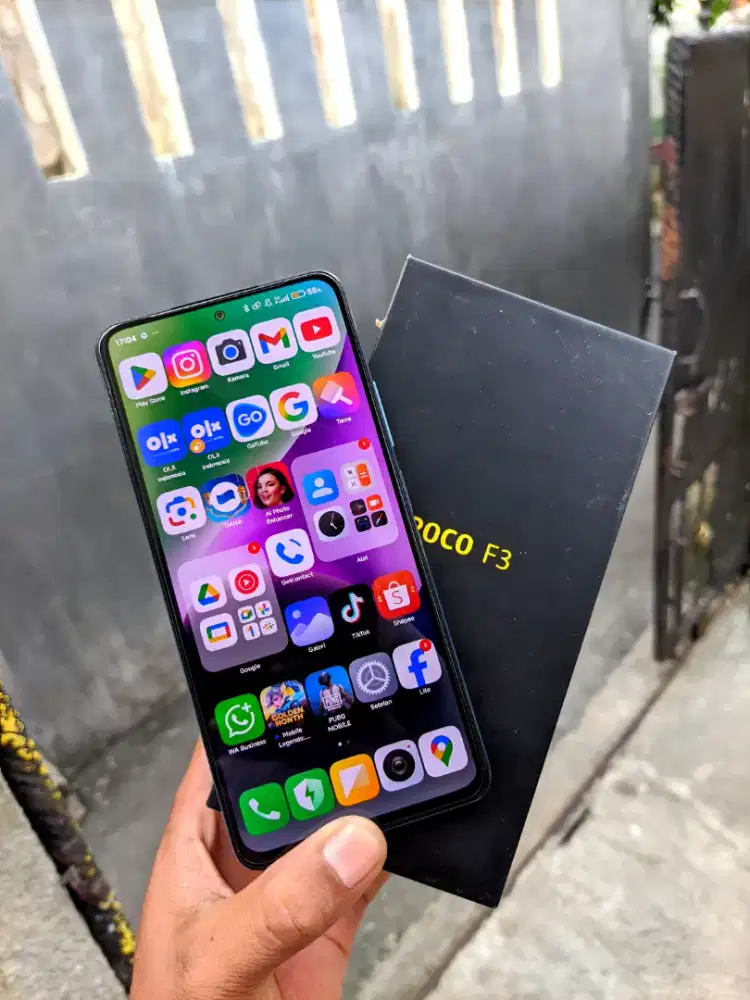 Poco f3 fukset 5G gaming Ram 8+8/256gb siap pakai