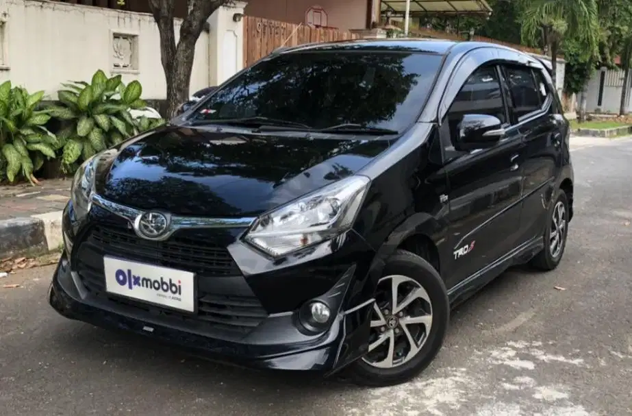 TDP 6,JT, Toyota Agya 1.2 TRD Sportivo Bensin-AT Hitam 2018