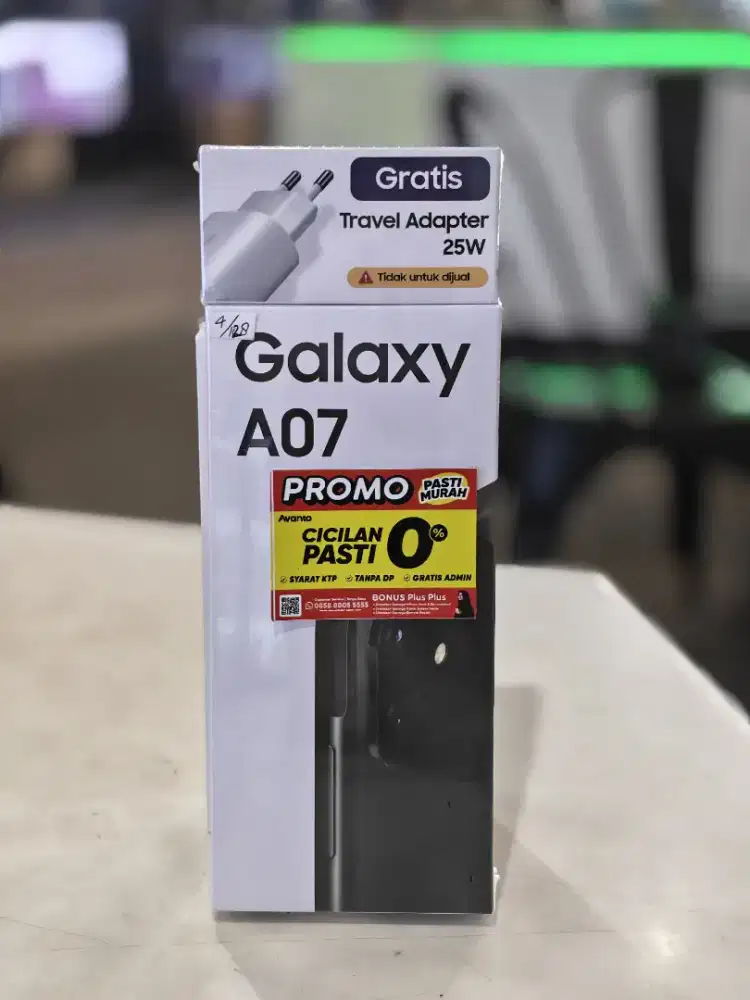 SAMSUNG A07 8/256 SPESIAL KREDIT BUNGA 0% SYARAT KTP SAJA