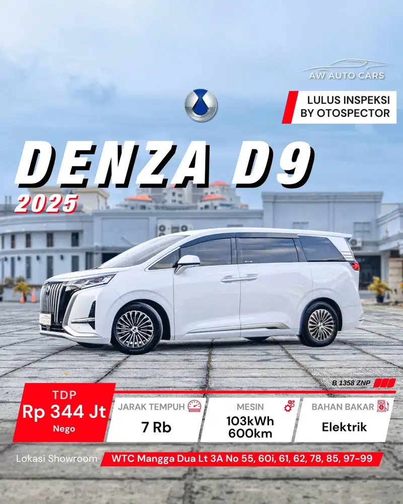 [KM 7 RB] Denza D9 2025 Low KM rival alphard 2024 G ATPM