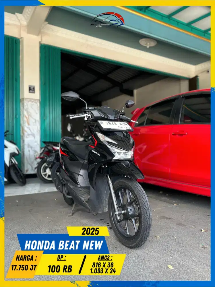 HONDA BEAT NEW 2025 BEKAS RASA BARU BOSSKU HIKMAH MOTOR KEPUH MALANG