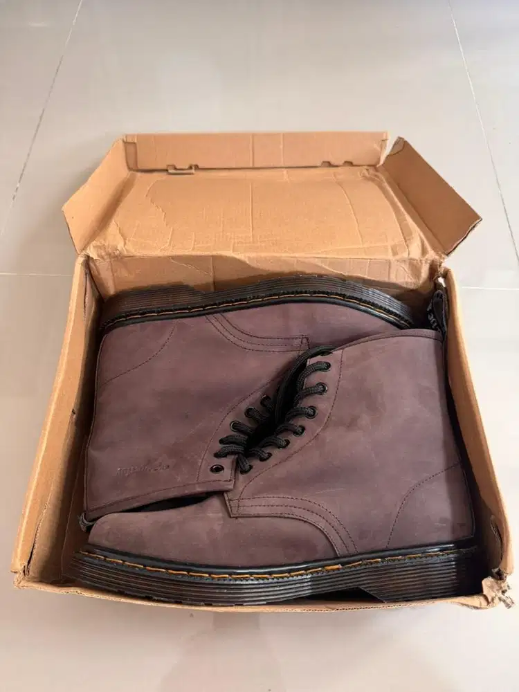 Mancow boots crazy horse brown