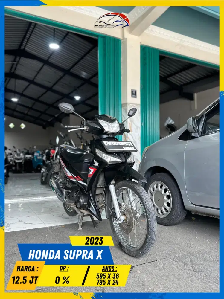 HONDA SUPRA X 2023 PLAT S NDANG PANTAU LURR HIKMAH MOTOR KEPUH MALANG