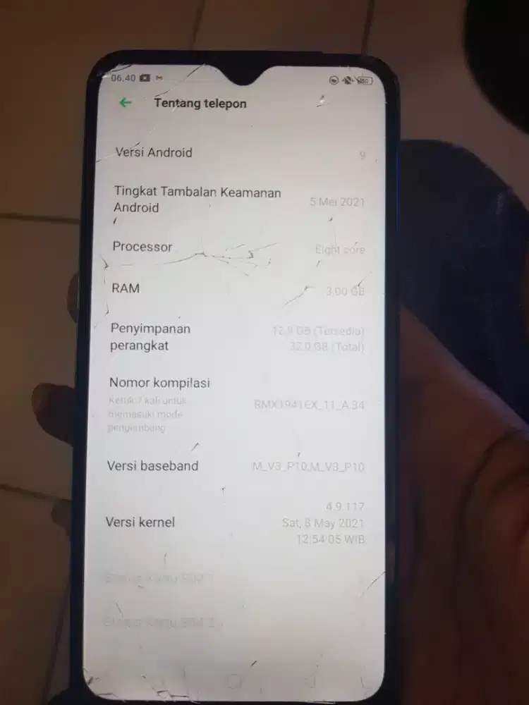 Realme c2 ram 3/32gb