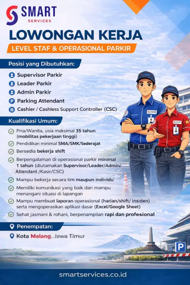 Open Recruitmen Petugas Parkir