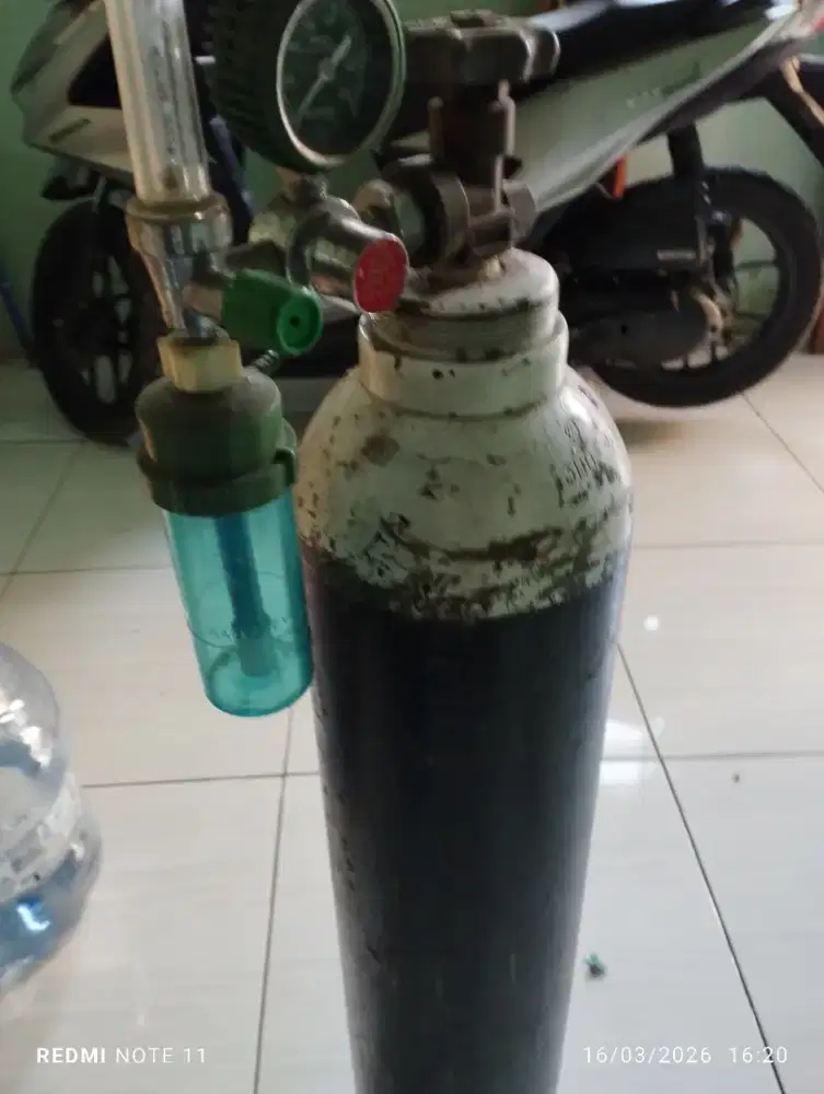 Jual Tabung Oksigen 1m3 Tinggi 90cm Kondisi Sangat Bagus Siap Pakai