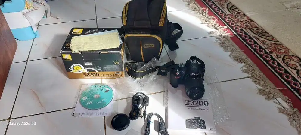 KAMERA NIKON D3200 Black Color lengkap !