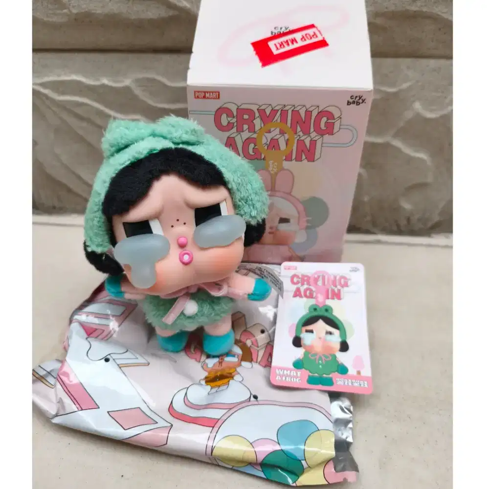 POP MART CRYBABY CRYING AGAIN - What A Frog (Original)