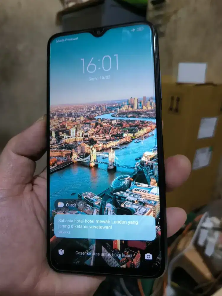 Redmi 9t Ram 4/64 batere awet banget 6000 Mah