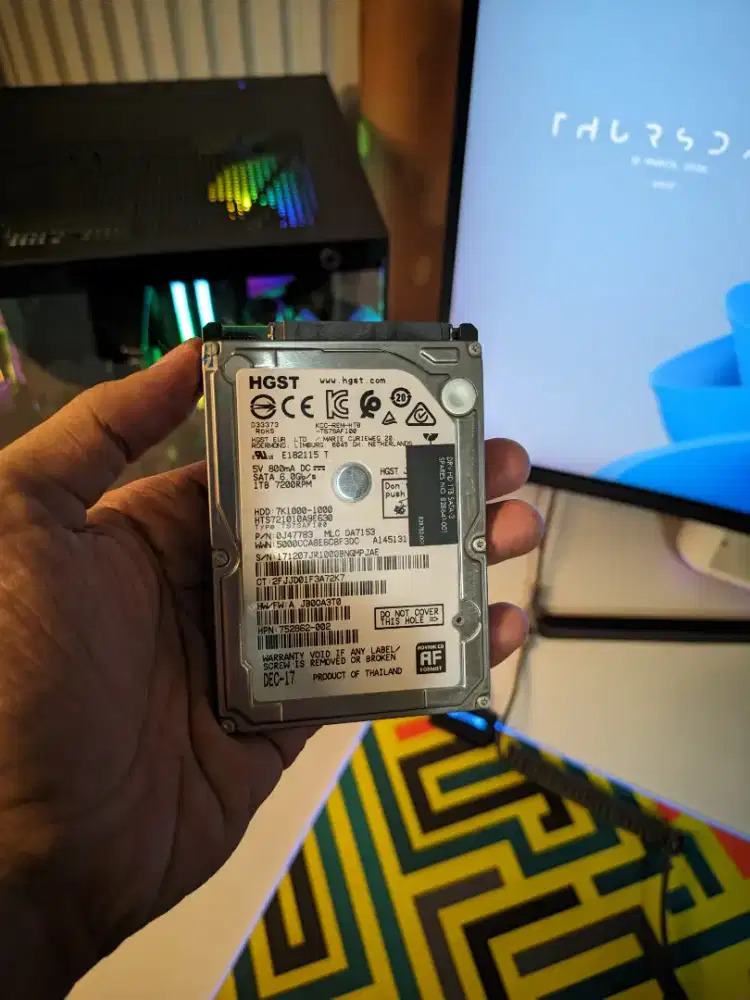 pc part murah hdd 1tb 100% healty