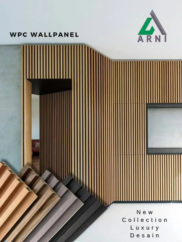WPC Wallpanel Arni | Wood Panel 3 Meter | Panel Dinding Estetik