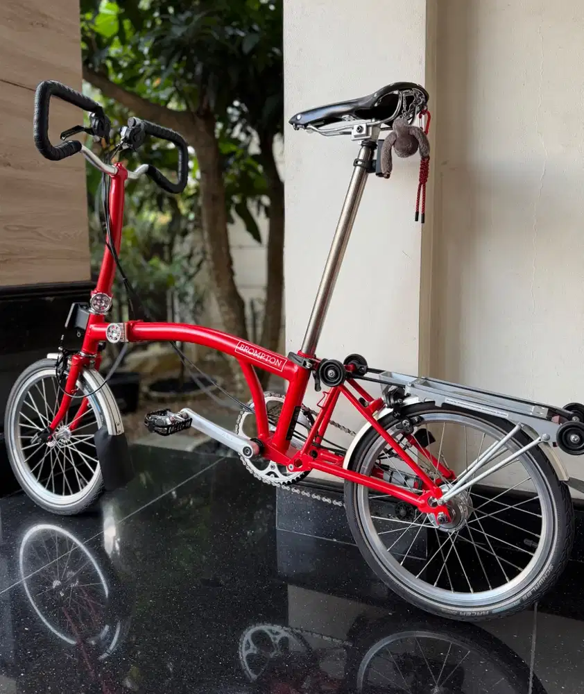 Brompton Red Rocket M6R Tahun 2019