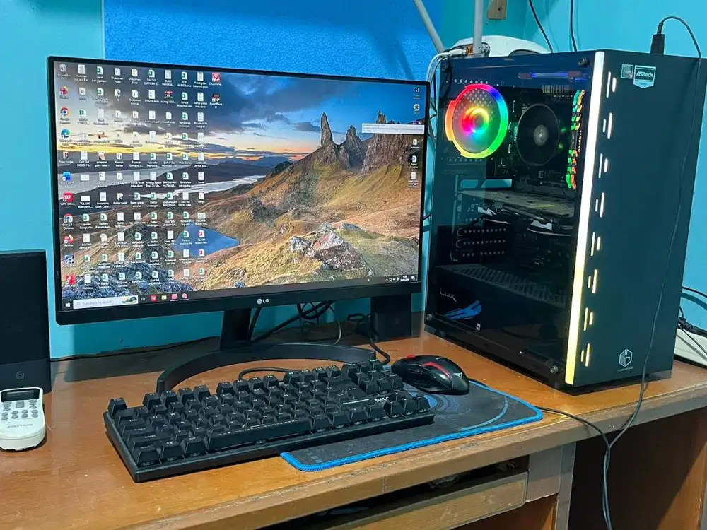 PC AMD Ryzen 5 3500 + MONITOR LG 24 MK600