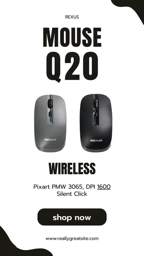 Rexus Q20 mouse wireleless