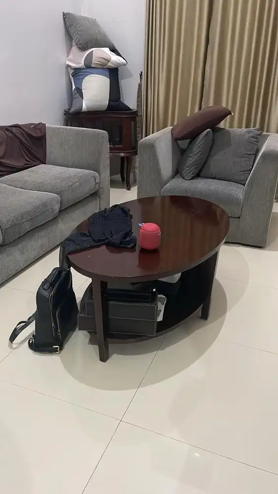 Jual barkas meja kayu tebal