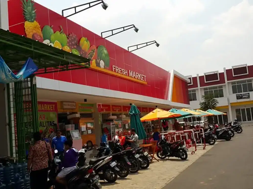 ruko murah jual cepat freshmarket perum cibubur country jakarta timur