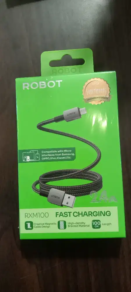 ROBOT RXM100 Data Cable USB-A To Mikro FAST CHARGING 2.4A