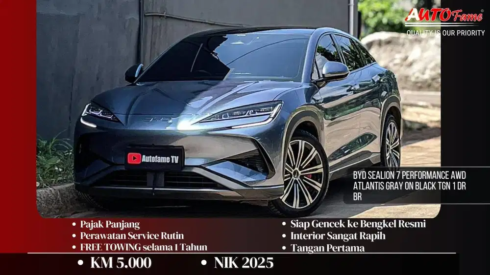 BYD Sealion 7 Performance AWD NIK 2025 Atlantis Gray On Black Tgn 1 Dr