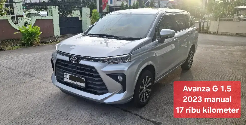 Avanza G 1.5 manual 2023, 17 ribu kilometer