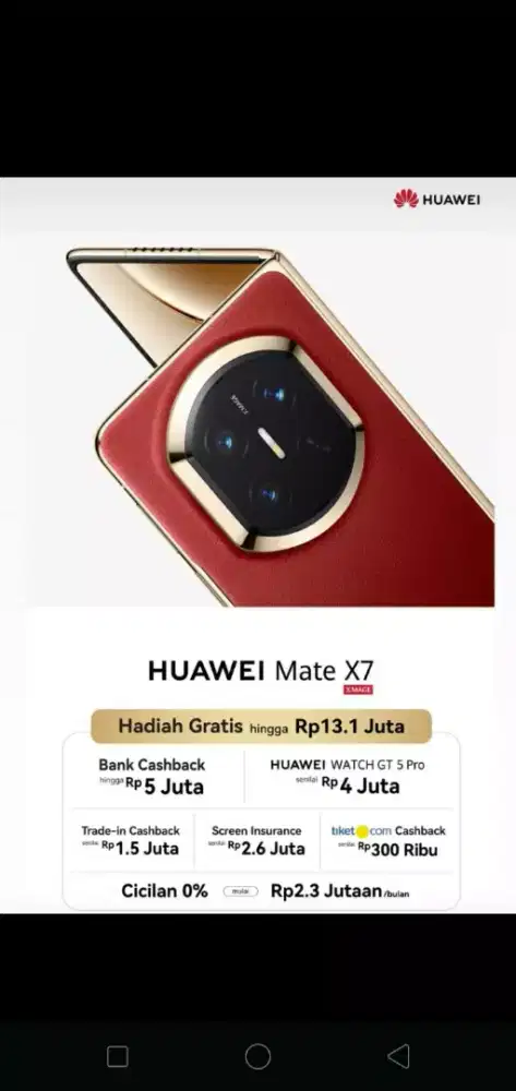 Huawei mate x7 Ram 16/512