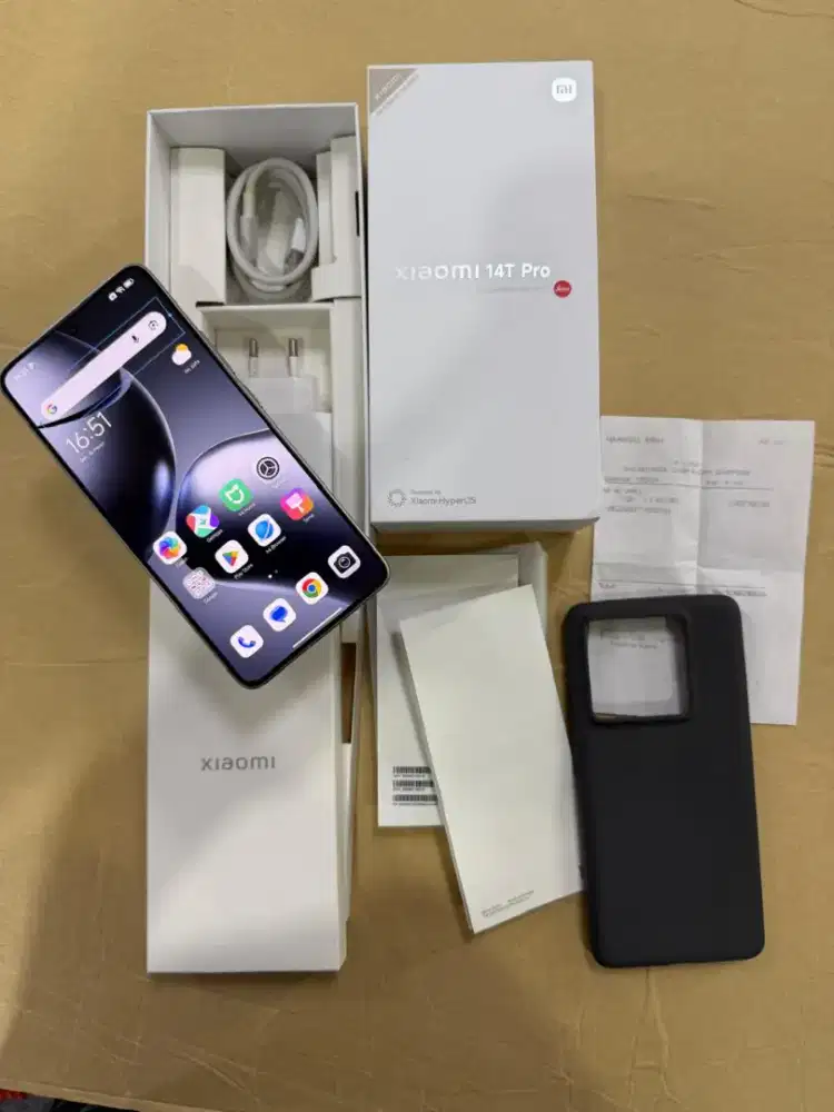 Xiaomi 14T Pro 12/512GB Leica Optic Lens Fullset Mulus Garansi Resmi