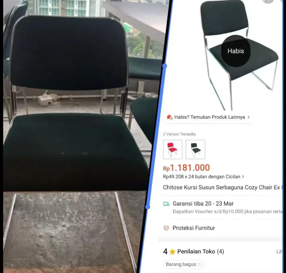 Kursi Kerja Chitose Preloved Good Condition