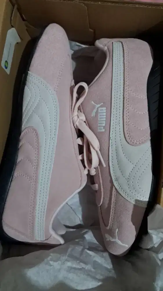 jual sepatu puma pink ori uk 39