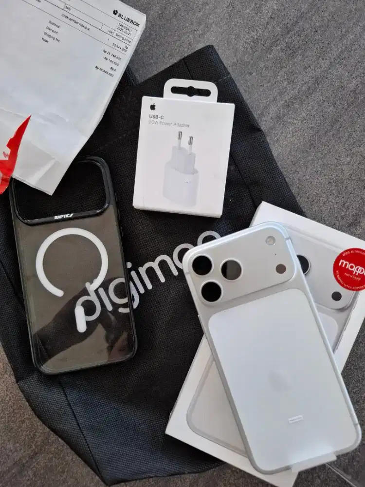 Iphone 17 promax 256 silver resmi digimaps bnob