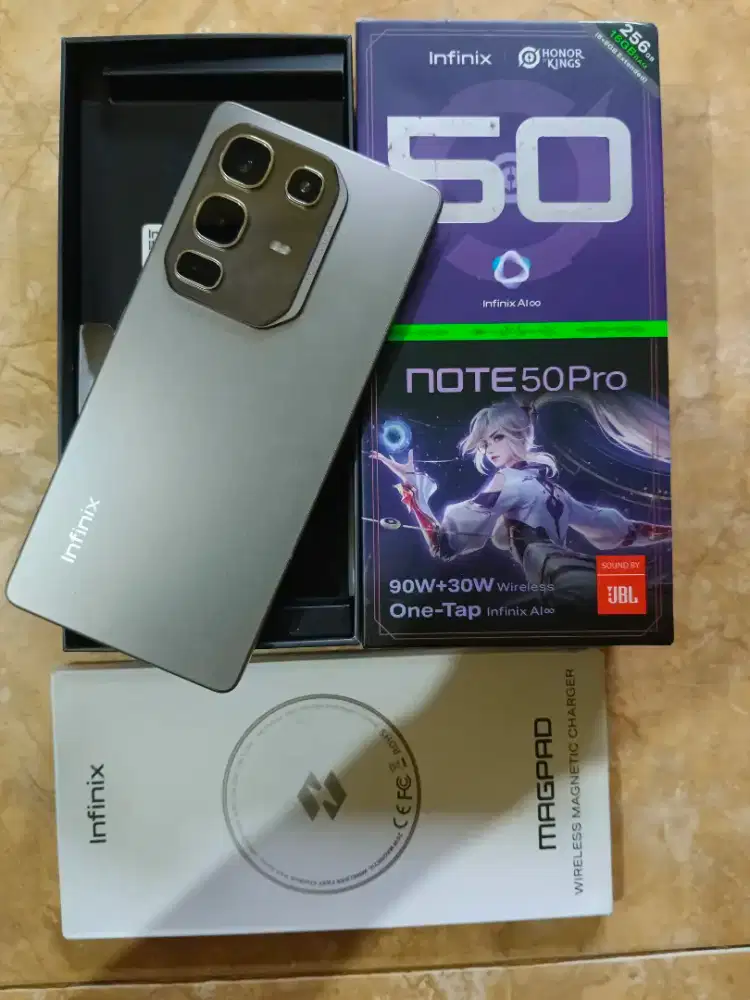 Jual infinix note 50 pro ram8/256 kondisi mulus like new 
Garansi on