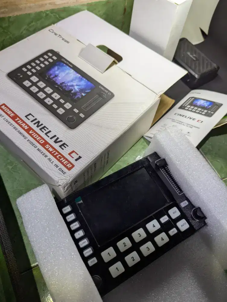 Cinetreak Cinelive C1 HDMI FHD Live-Streaming Switcher OBS VMIX live