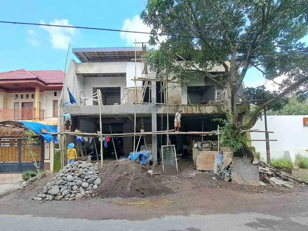 Rumah mewah semi furnish area Hertasning