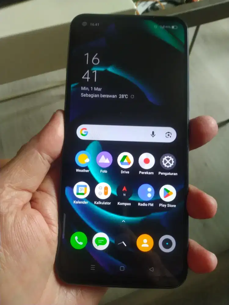 Realme C17 ram 8/128 normal lancar.