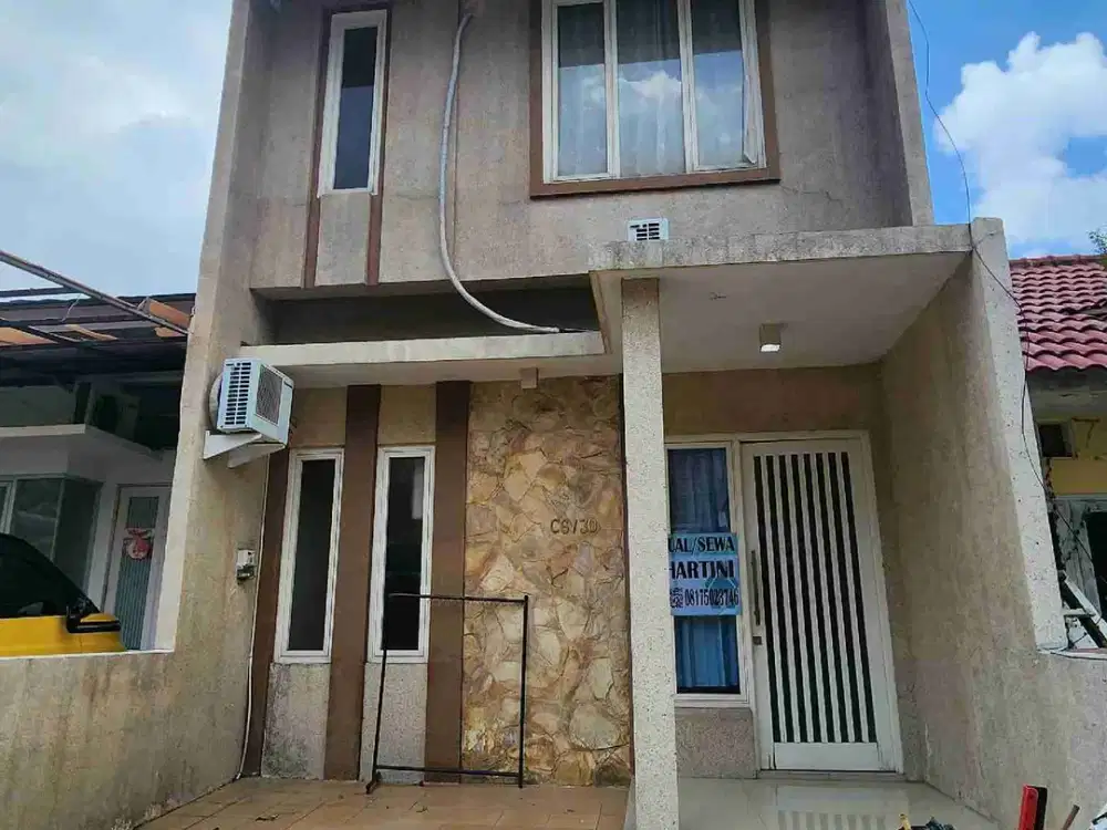 rumah 2 lantai minimalis siap pakai bukit palma citraland utara surabaya