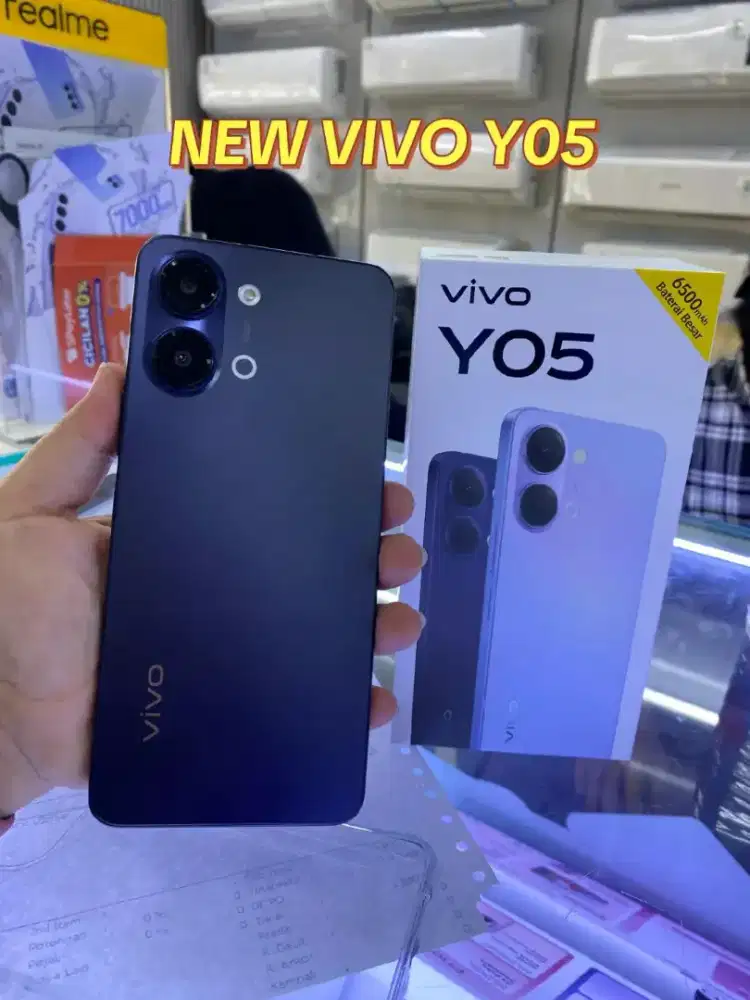 Vivo Y05 dengan batrai 6500 mah dan ip 65 tahan banting extrem