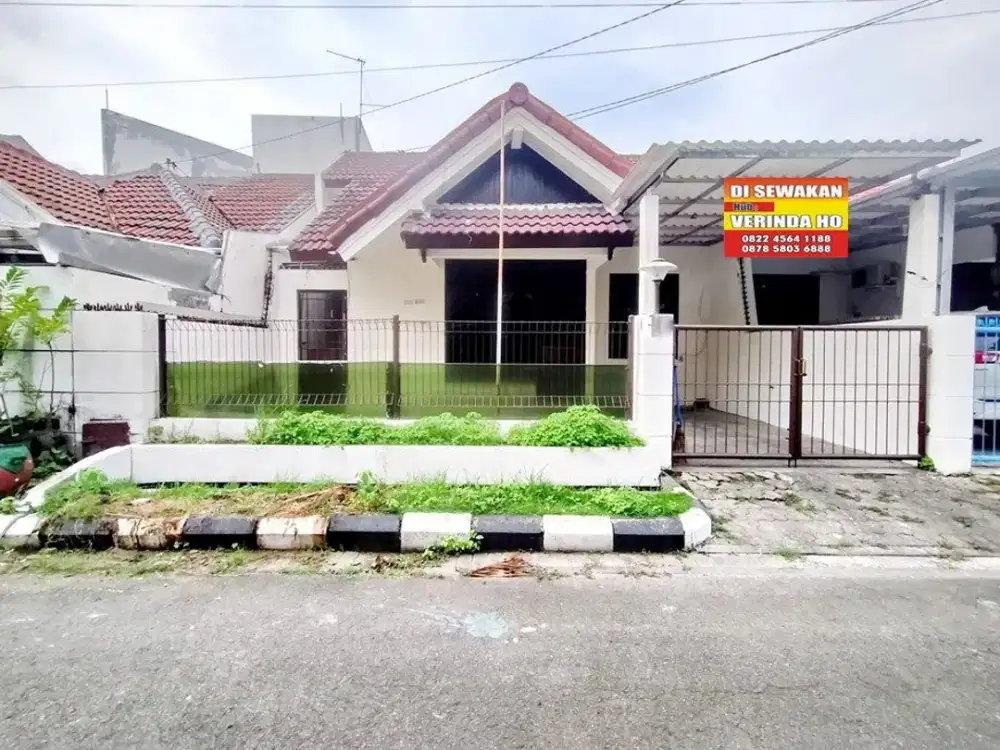 Disewakan Rumah Siap Huni 1 Lantai Sutorejo Prima, Mulyosari, Mulyorejo Surabaya