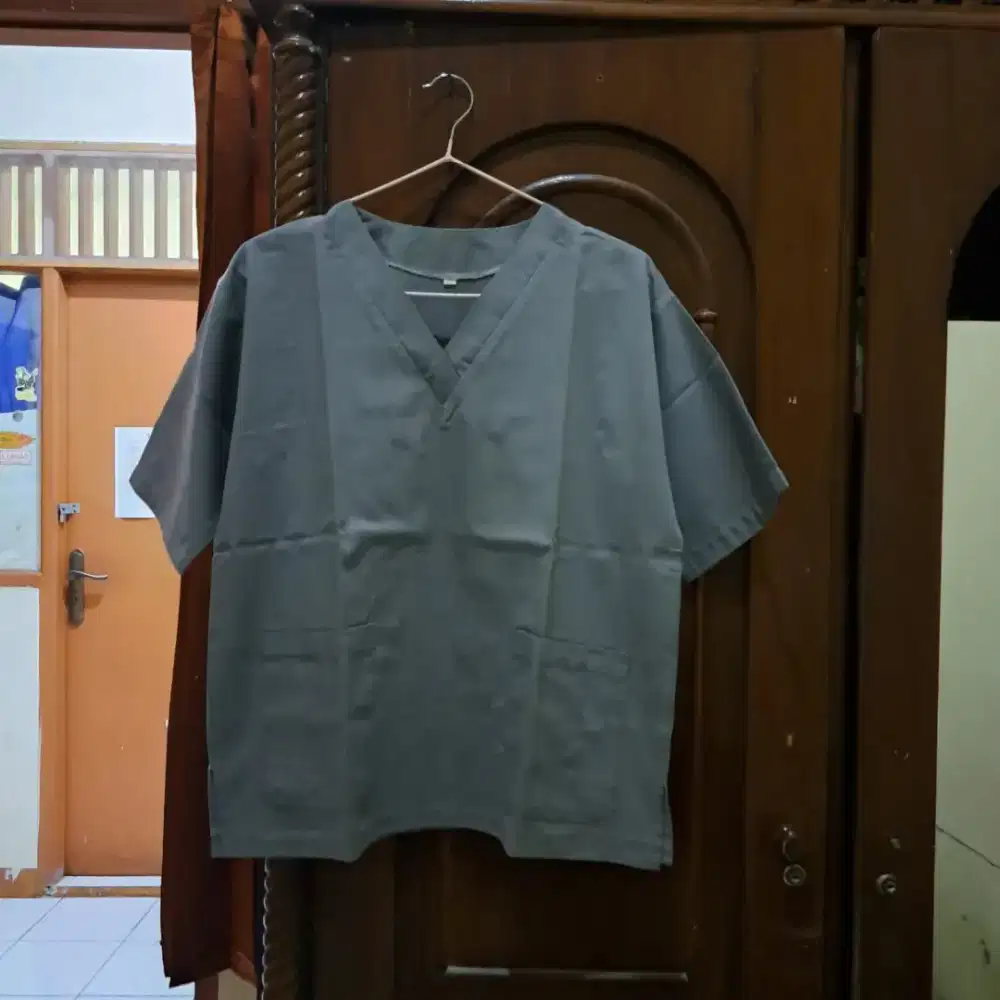 Baju Ok Seragam Medis warna abu